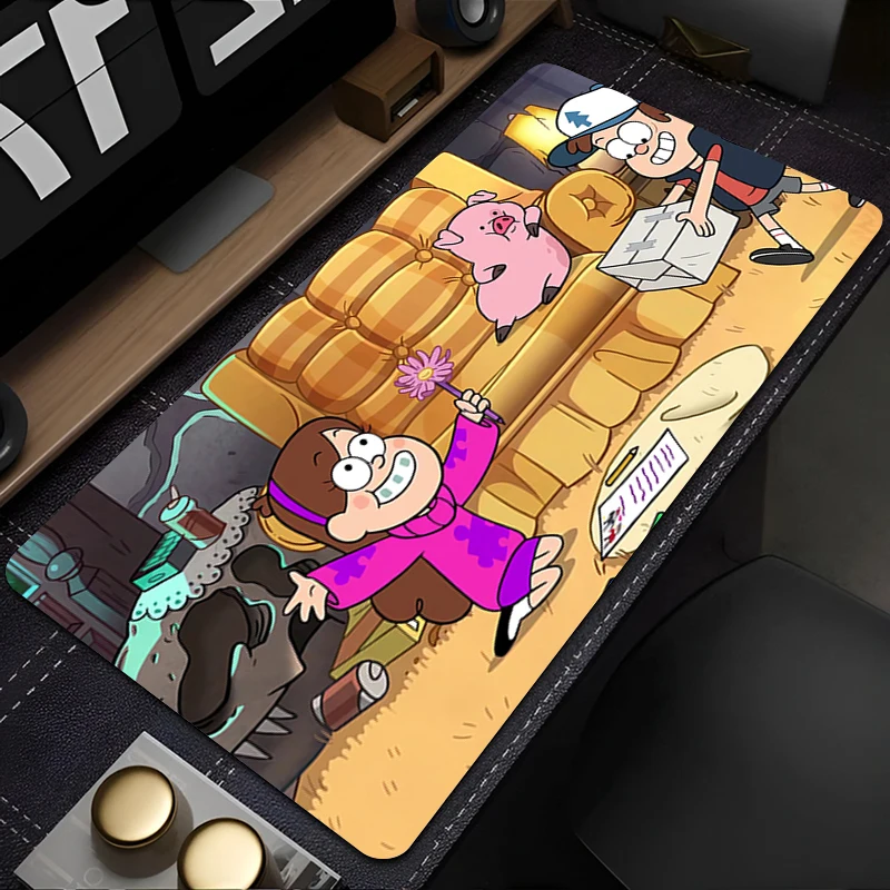 Mouse Pad Laptop Non-slip Esport Office Laptop Desk Mat Game Player Mousepad Disney Movie G-gravity F-falls Mini PC Keyboard Pad