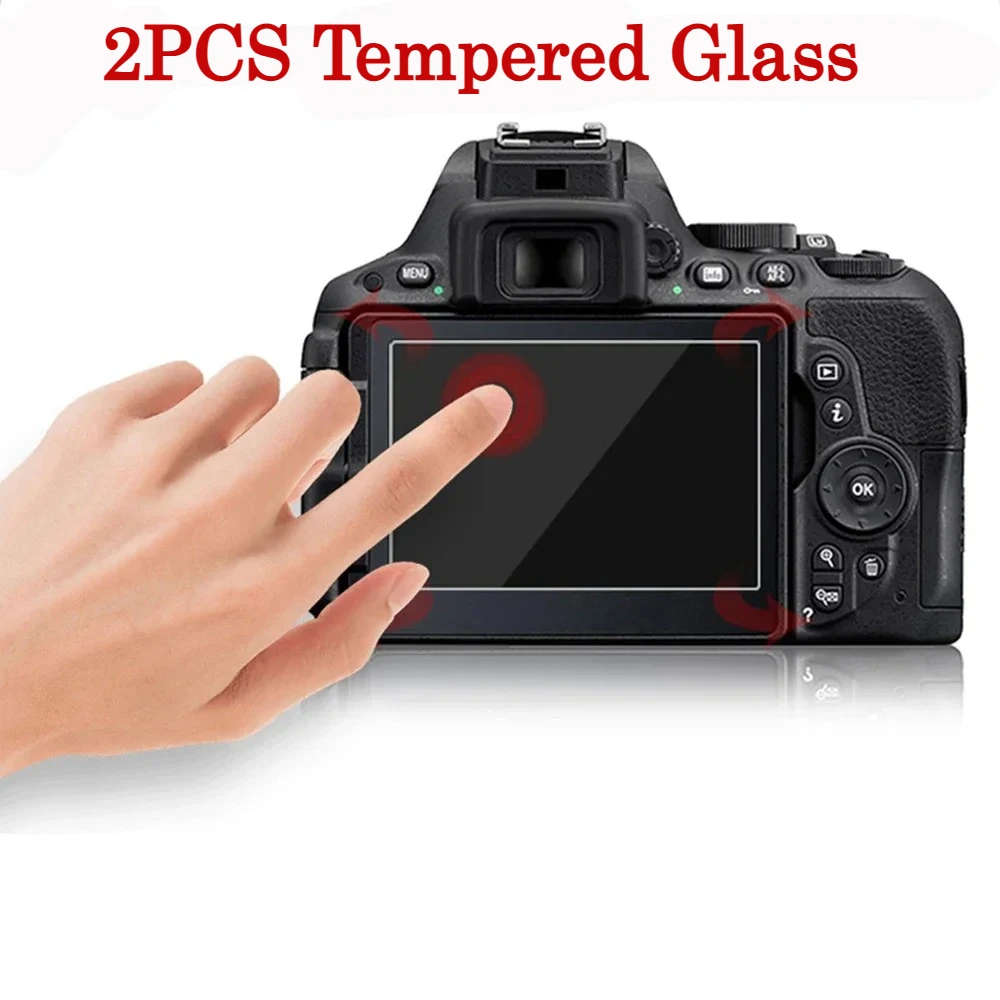 2 قطعة غطاء حامي الزجاج الصلب لسوني A9 A9II A7RII A7RIII A7R4 A7SMII LCD طبقة رقيقة واقية 9H صلابة HD واضح #2