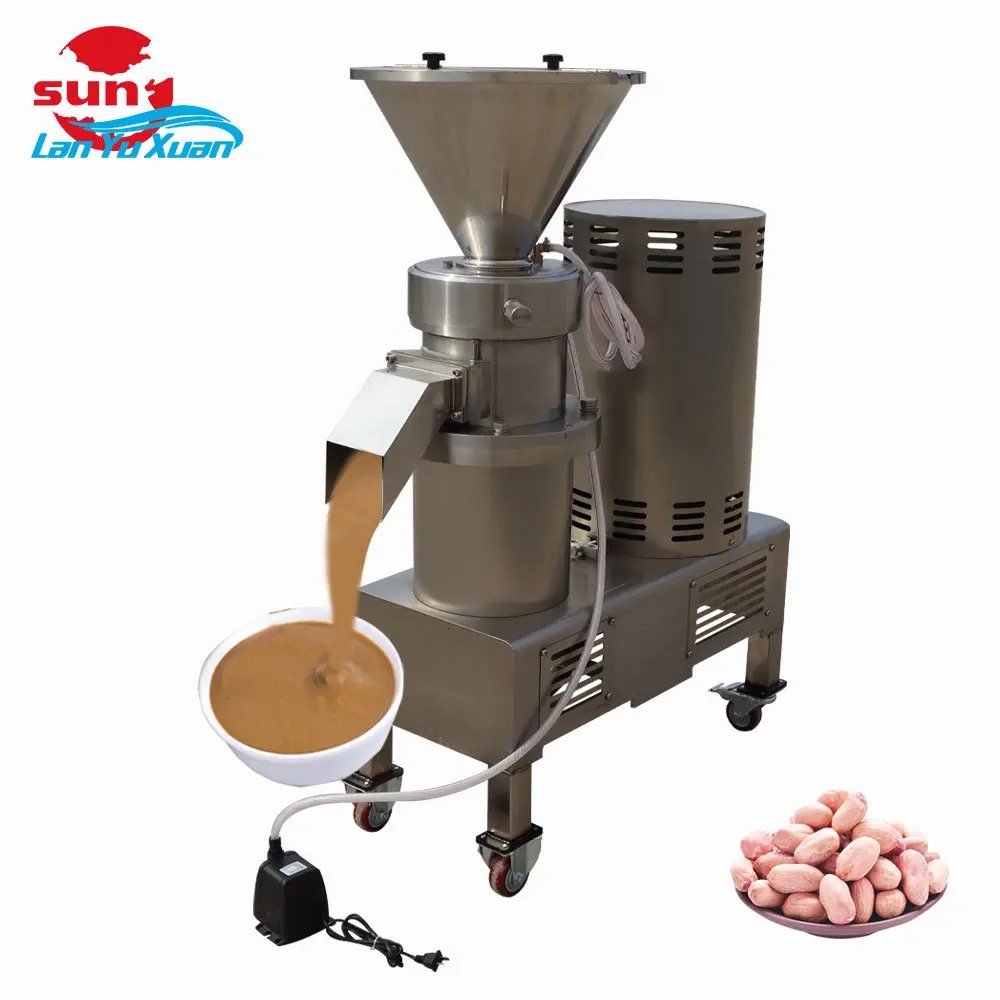 Factory Price Hot Sale Stainless Steel Automatic Almond Chestnut Hazelnut Butter Making Machine.