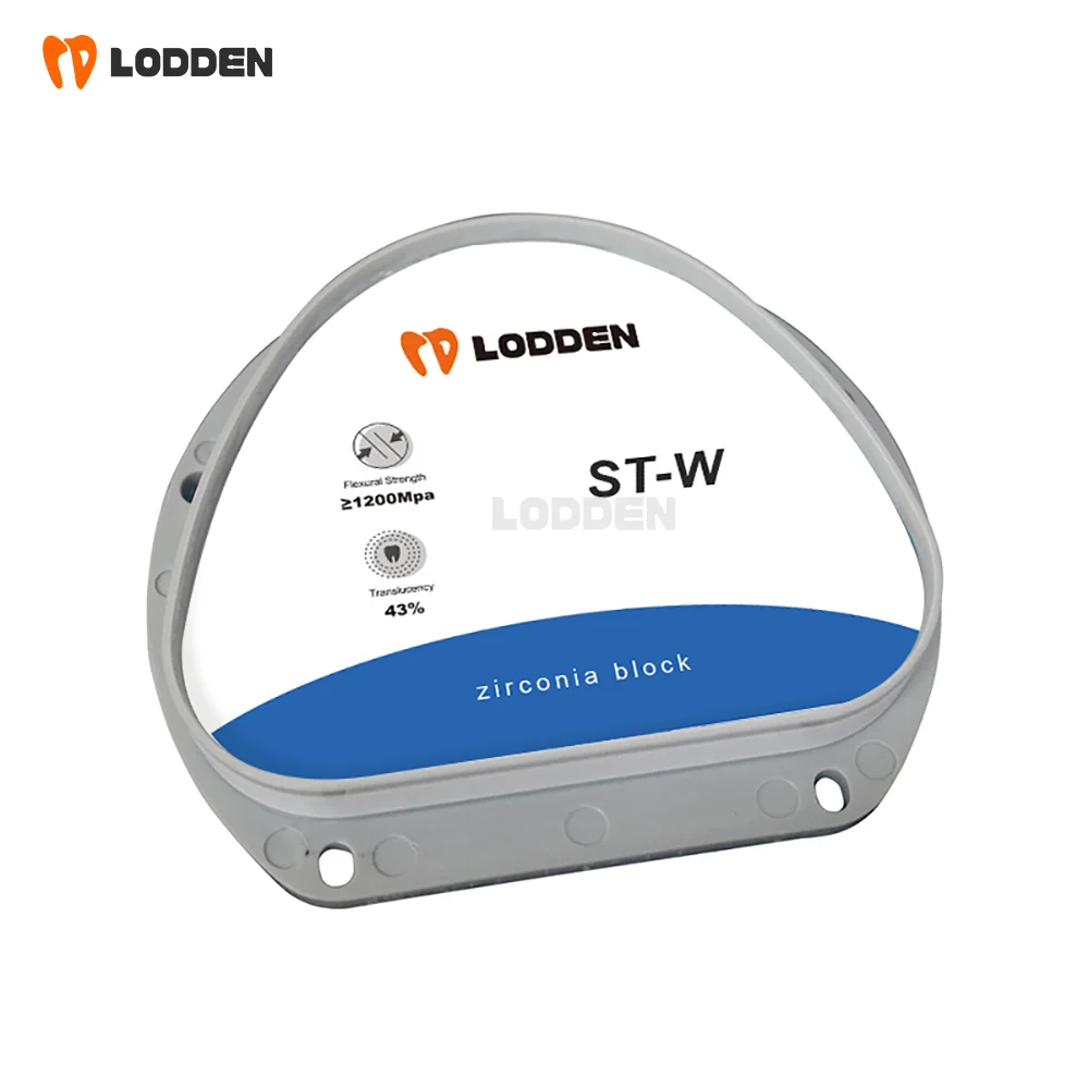 LODDEN ST-W Dental-Zirkonoxid-Block 98mm CAD/CAM-Frässcheibe Super Transluzentes Weißes Rohling für Kronen, Brücken und Vollbogen im Dentallabor – Detail 9