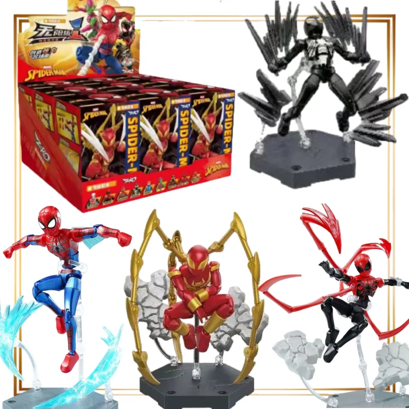 

Keepplay Человек-паук, неограниченное издание V1, слепая коробка, космическая сборка, шарнирный строительный блок, фигурка, модель игрушки, аниме, орнамент