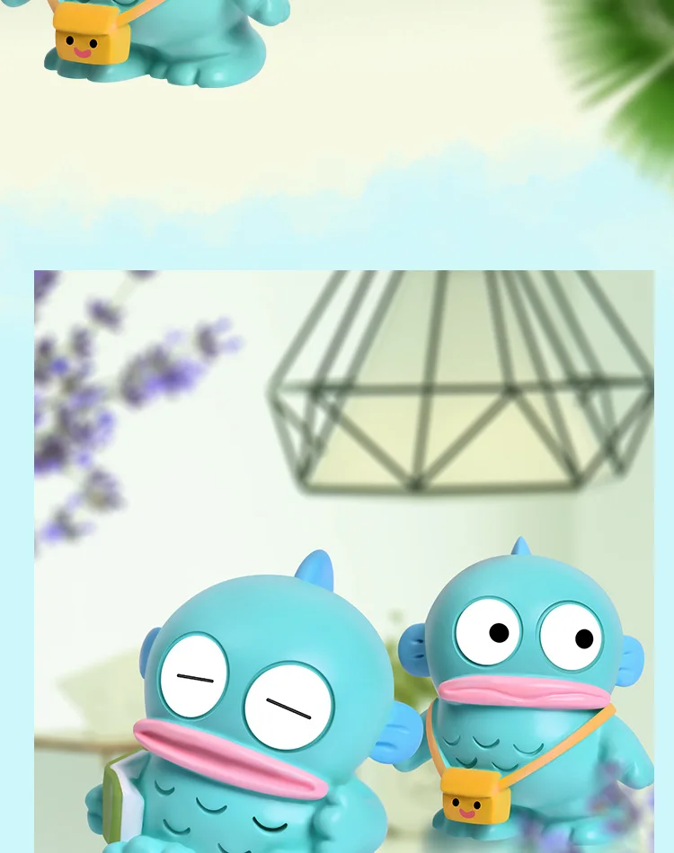 Hangyodon Niedliche Blind Box Meerjungfrau Großmaul-Fisch Anime-Figur Desktop-Dekoration Überraschungsgeschenk für Schüler Mystery Box Großhandel – Detail 9
