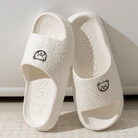 Printting Cute Bear Women Slippers Summer Indoor Soft Cartoon Sandals Bathroom Anti-slip Outdoor Comfy Men Leisure Shoes Couple - Image 3
