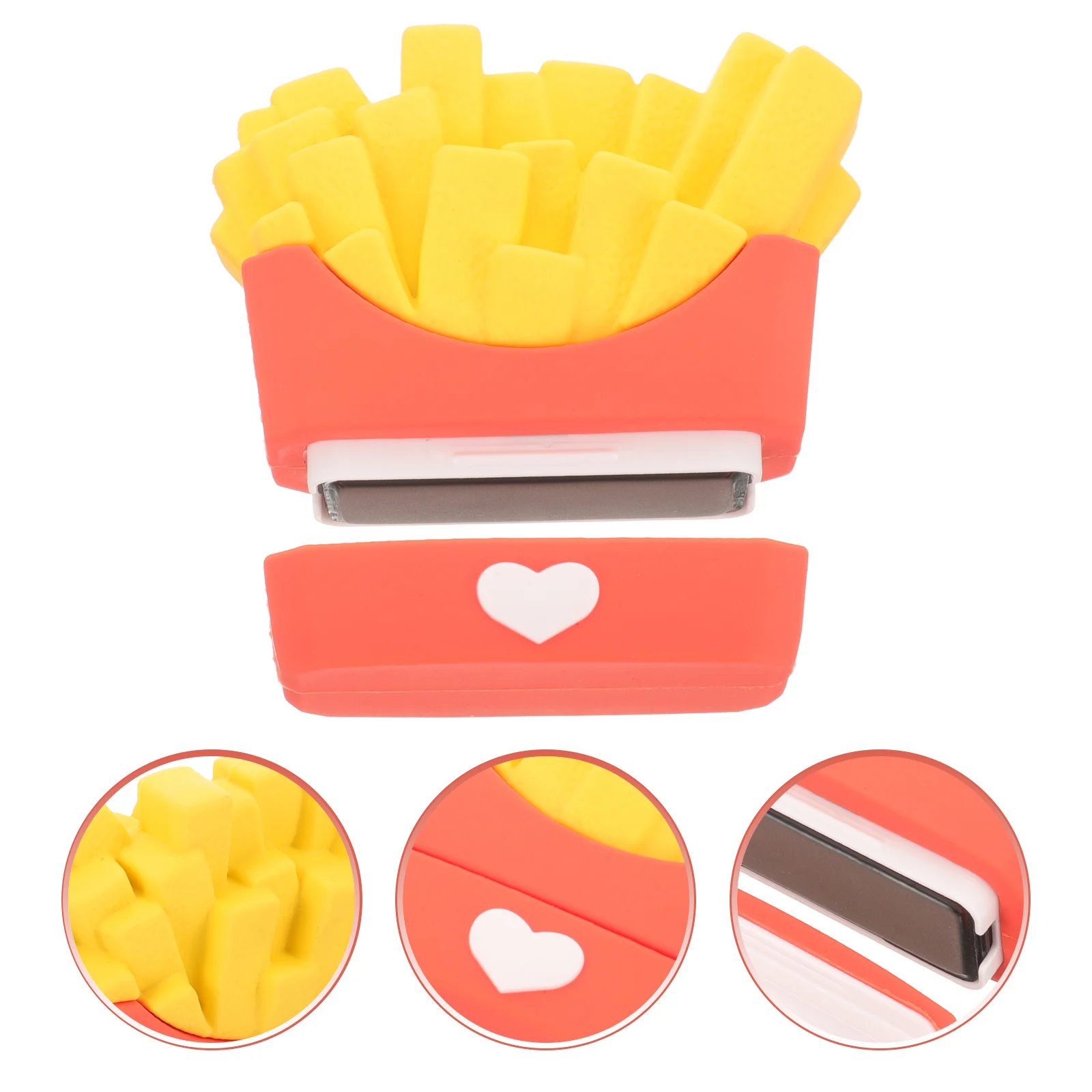 Kids Name Stamp Cartoon Food Shaped Plastic Clothing Stamp Convenient Ink Quick Dry Fadeless Multi-Function Interesting Children