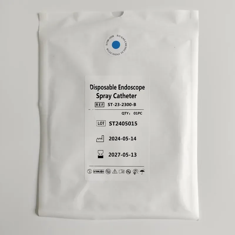Disposable Endoscope Spray Catheter for Digestive Tract Endoscopic Local Drug and Contrast Agent Spraying