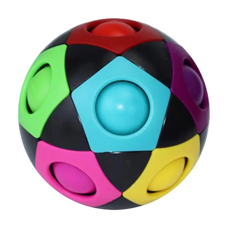 

Speed Cube Ball Color-Matching Magic Ball Fidget Toy Cube Speed Cube Educational Toys Stocking Stuffers For Teens & Adults