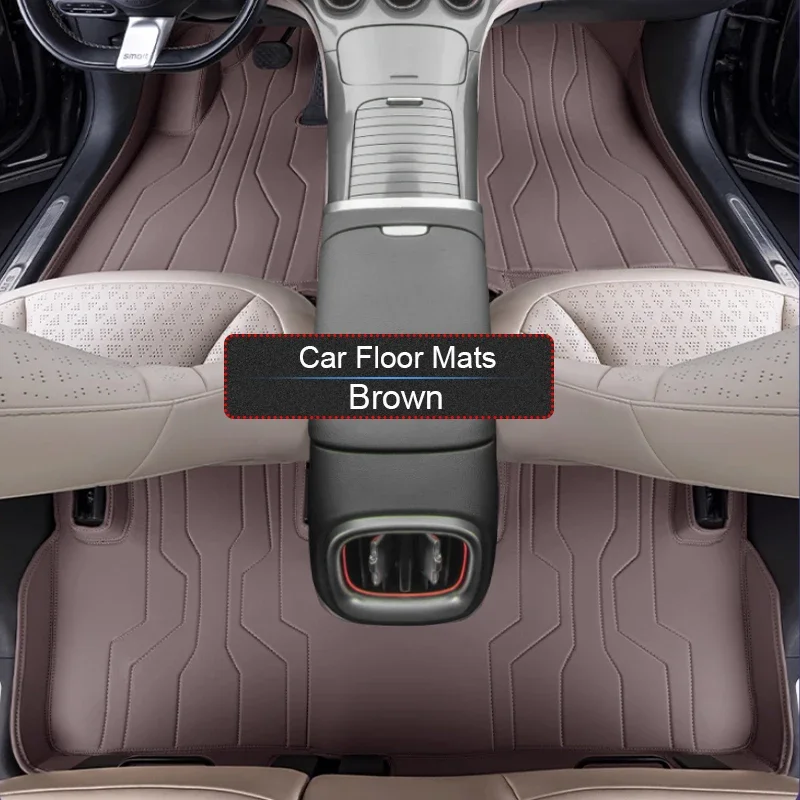 جلد نابا مخصص مضاد للانزلاق للذكية # 3 2024-الحاضر سيارة القدم حماية حصيرة السيارات الفاخرة للماء وسادة أرضية ملحق #4