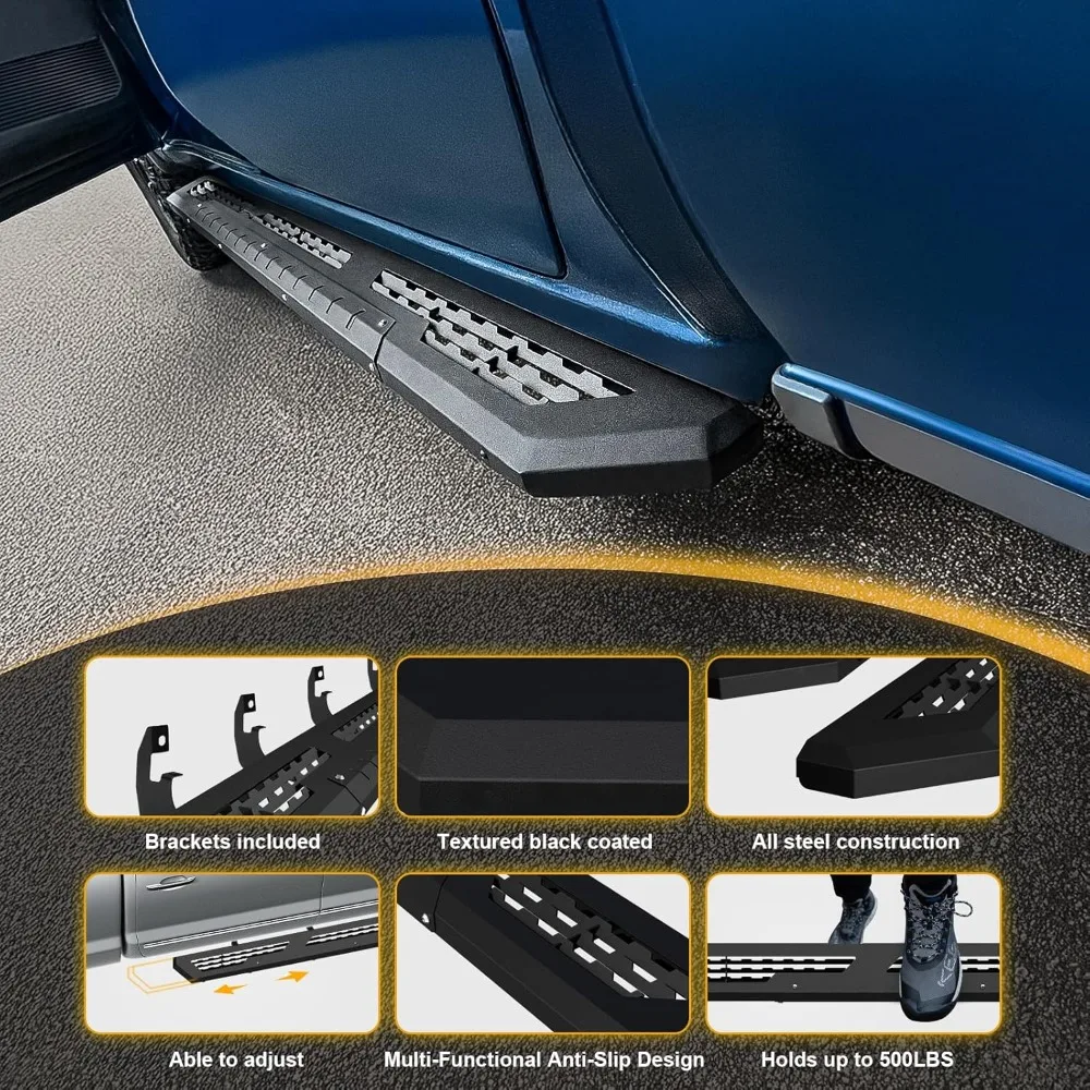 لوحات تشغيل مقطوعة بالليزر مقاس 7 بوصات تناسب مخصص 2019-2025 تشيفي سيلفرادو/جي إم سي سييرا 1500 & 2020-2025 تشيفي سيلفرادو/جي إم سي سييرا 2500HD