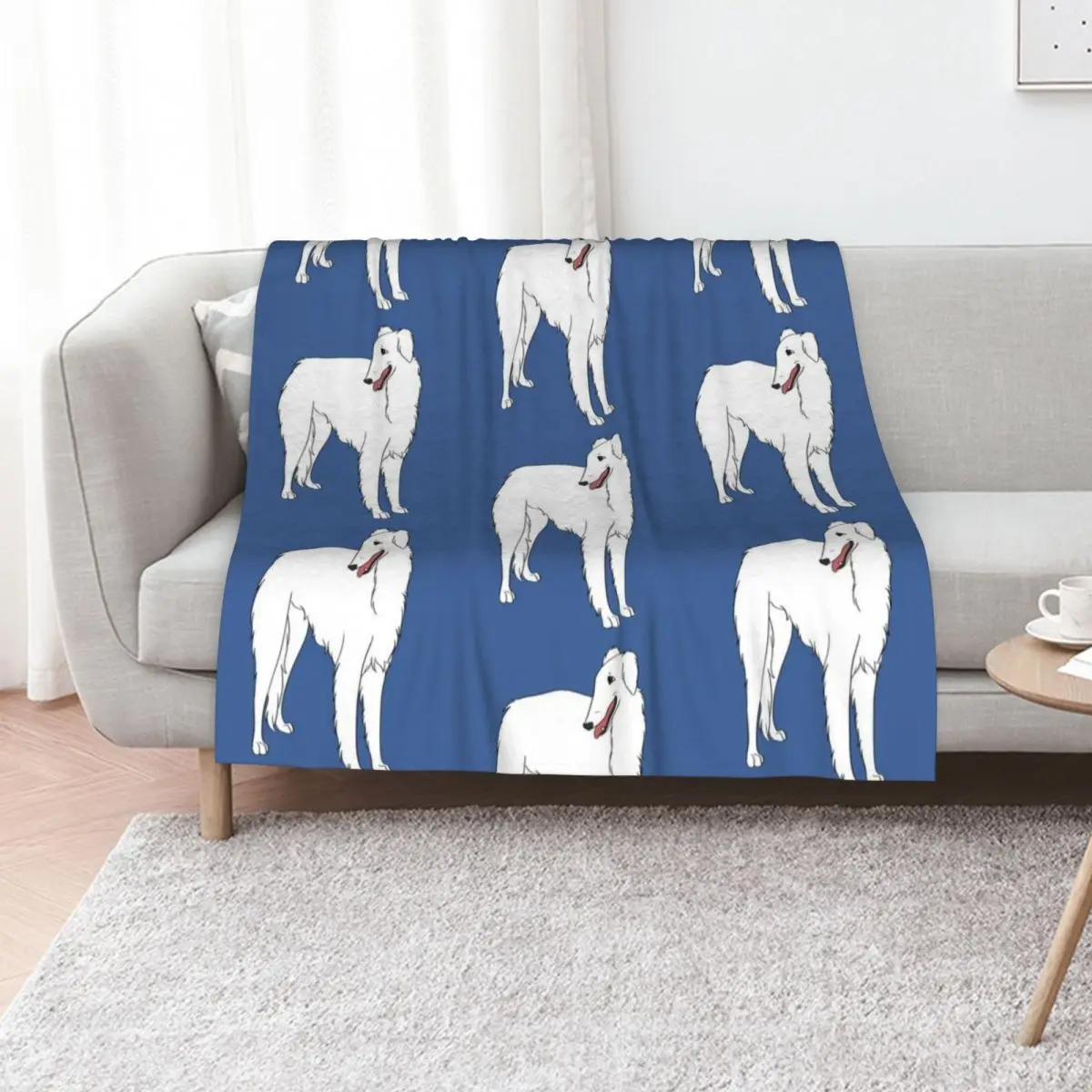 Плюшевый плед Borzoi в подарок на новоселье