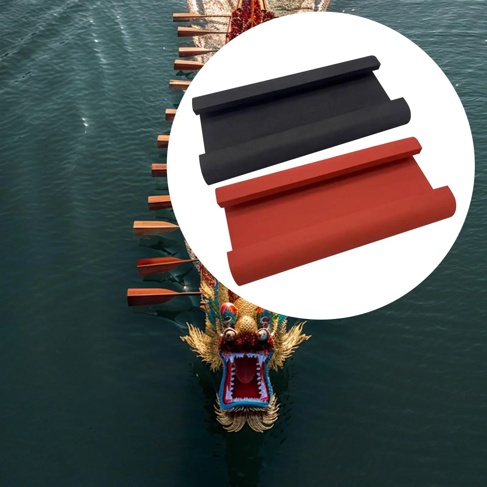 Dragon Boat Seat Cushion Shock Absorption EVA Pad for Competition Raft Kayaking and Fishing