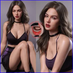 European Sex Doll Silicone Head Doll Real Adults Doll Idol Woman doll Lifelike Doll 3 in 1 Oral Toy