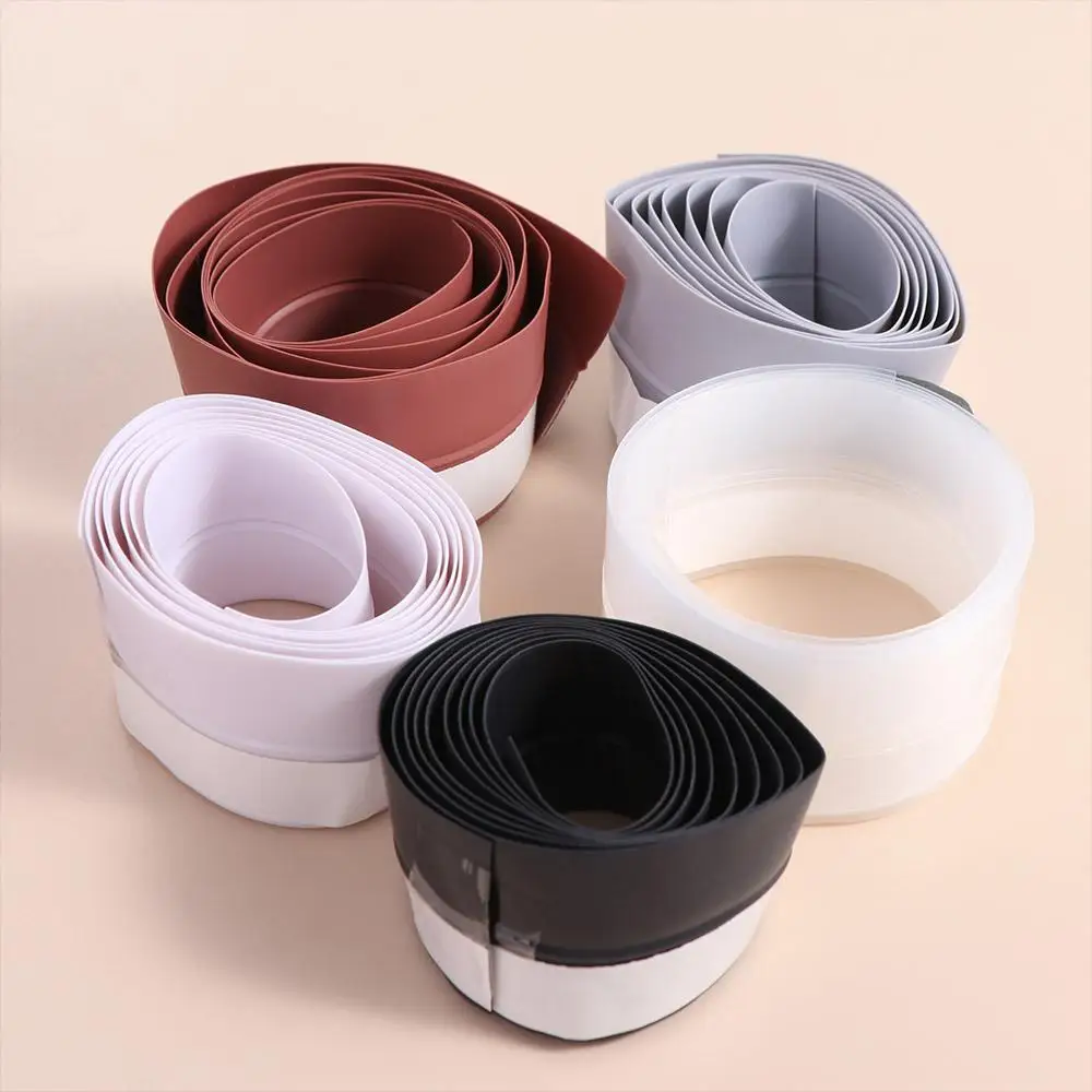 Self-adhesive Door Window Seal Rubber Warm Windproof Door Bottom Seal Strip Insect Proof Soundproof Silicone Sealing Tape
