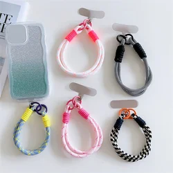 Cute Mobile Phone Lanyard Hanging Decoration Can Be Carried Anti-loss Pendant Fashion Short Phone Case Wrist Card Strap 2024 New