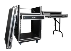 Professional 16U Amplifier Case Aviation Box, Cabinet Mixer Shelf Customized, Sound Stage Storage Box