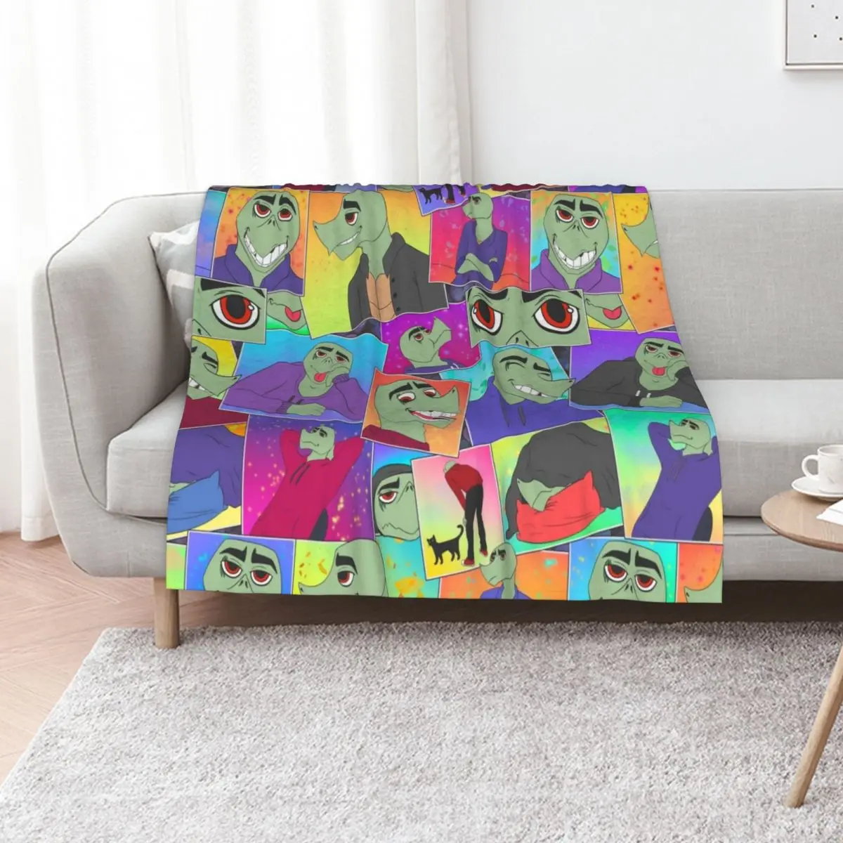 Wade comic Throw Blanket Giant Sofa Camping Multi-Purpose Single Shaggy christmas decoration Blankets