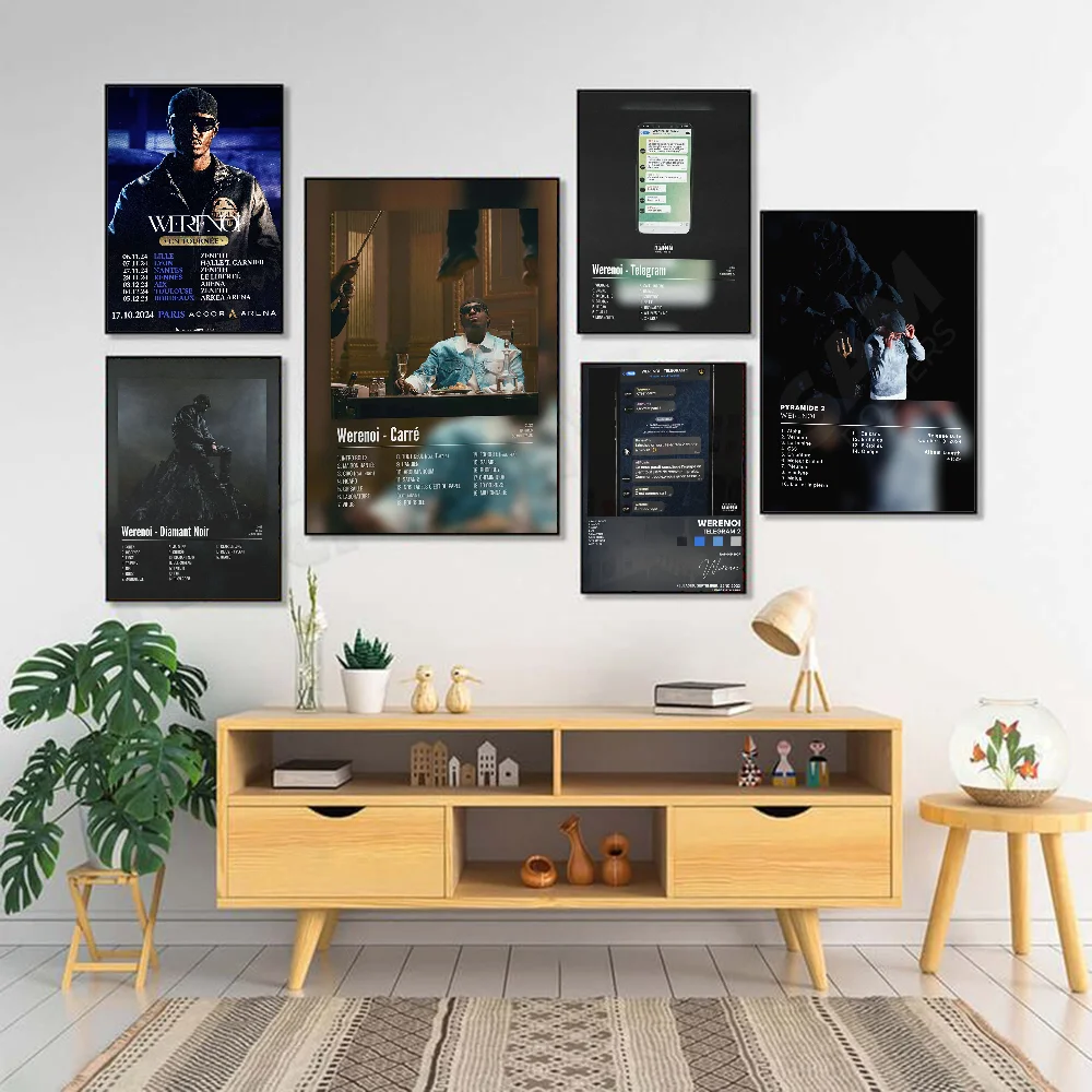 W-Werenoi Pyramide Singer Album Poster Versatile Wall Art Print for Living Room Bedroom Hallway Office Bar | Home Decor Gift
