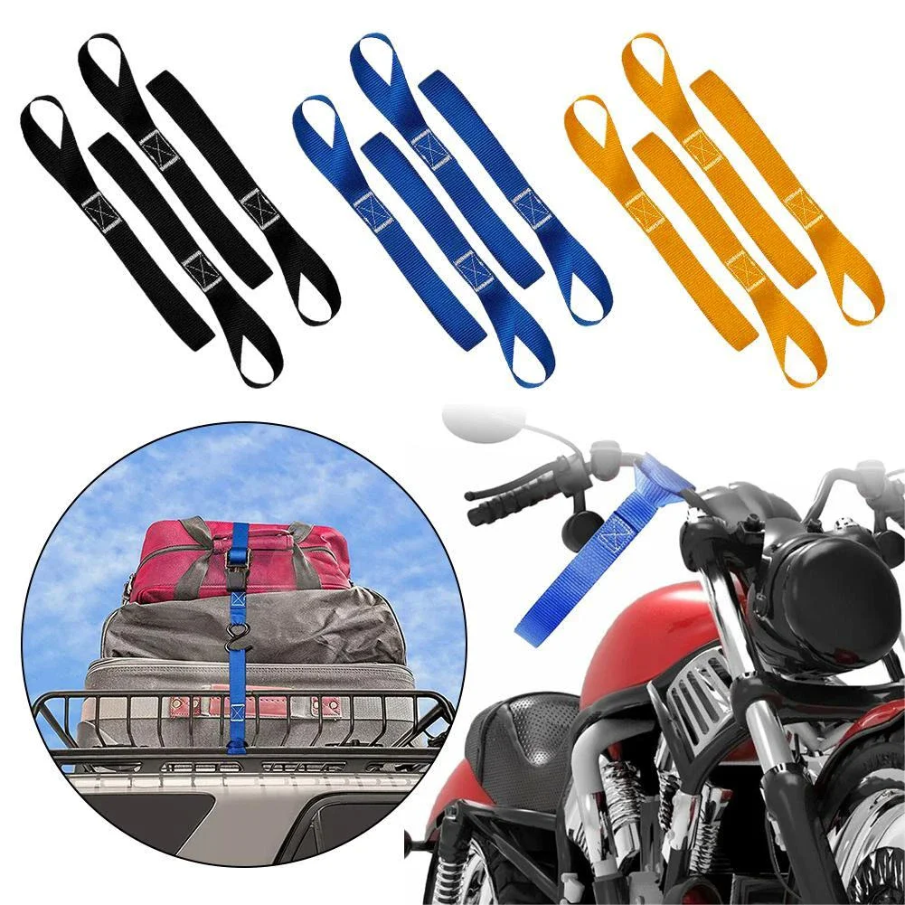 

Soft Loop Tie Down Straps or Securing ATV Motorcycles Scooters Dirt Bikes Lawn Mutipurpose Motor Tie Downs Luggage Straps