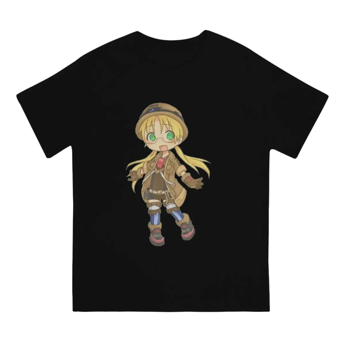 Made in Abyss Creative TShirt for Men Riko Round Neck Basic T Shirt Personalize Birthday Gifts Streetwear