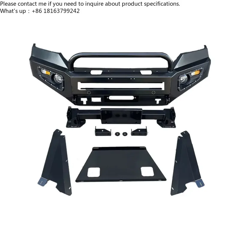 

New Design Maxus T60 Pickup Auto Parts and Accessories Winch Bull Bar Front Bumper Rear Bumper with Tire Carrier Jerrycan Holder
