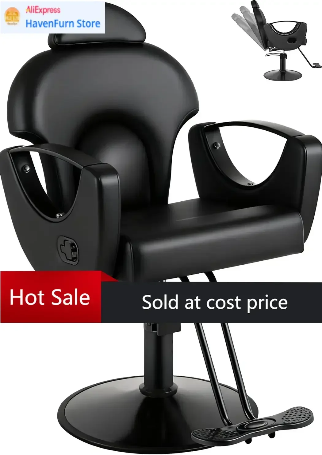 Activity price.Activity limited-time priceSalon Barber Chair, Reclining Salon Chairs for Hair Stylist, Hair Stylist Chair Heavy