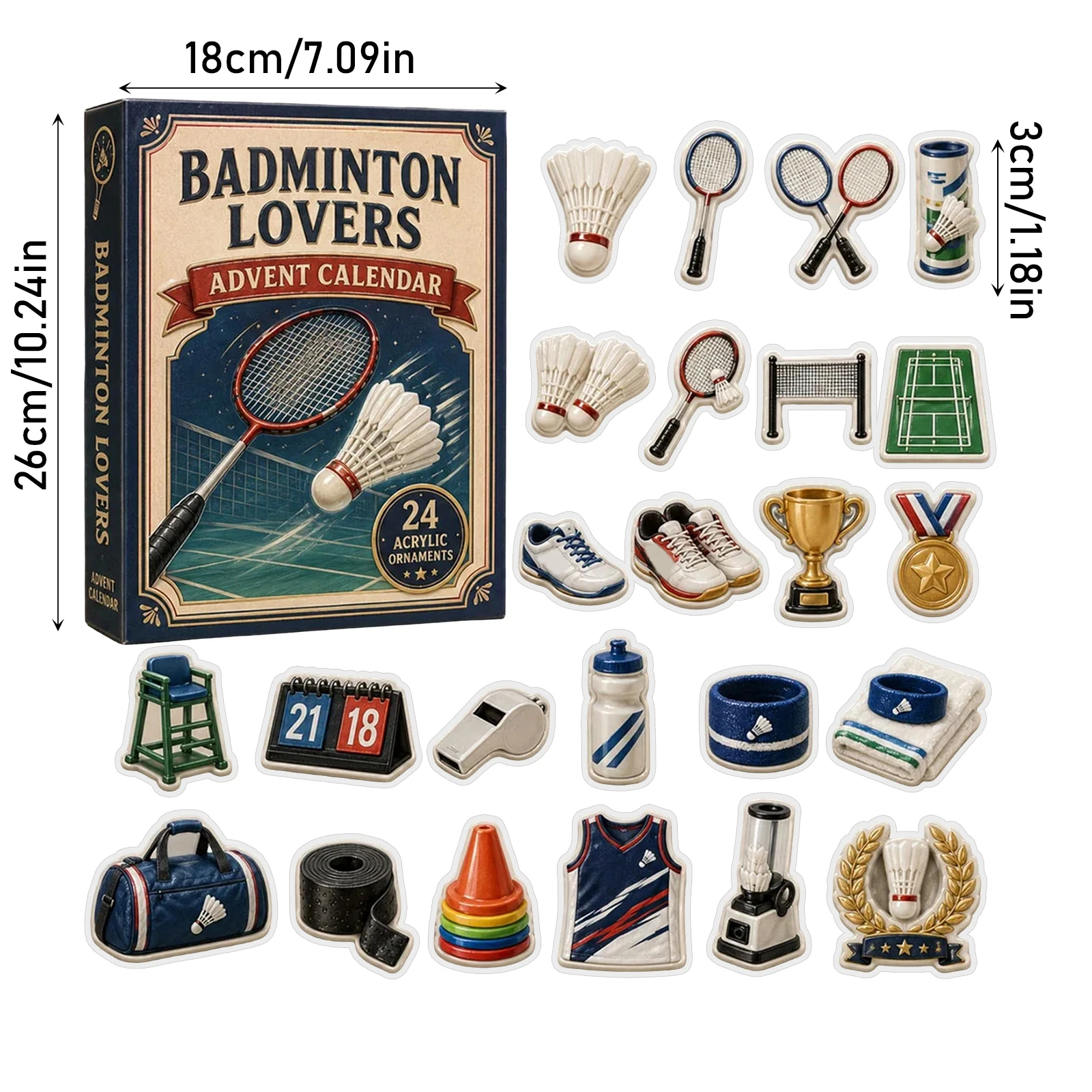 2026 Badminton Lovers Advent C - Badminton Calendar review and price