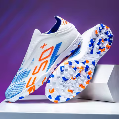 New Men's Soccer Shoes Grass Football Boots Ultralight Sport Comfortable Indoor Cleats Non Slip Fg Turf Futsal Adult Non-Slip