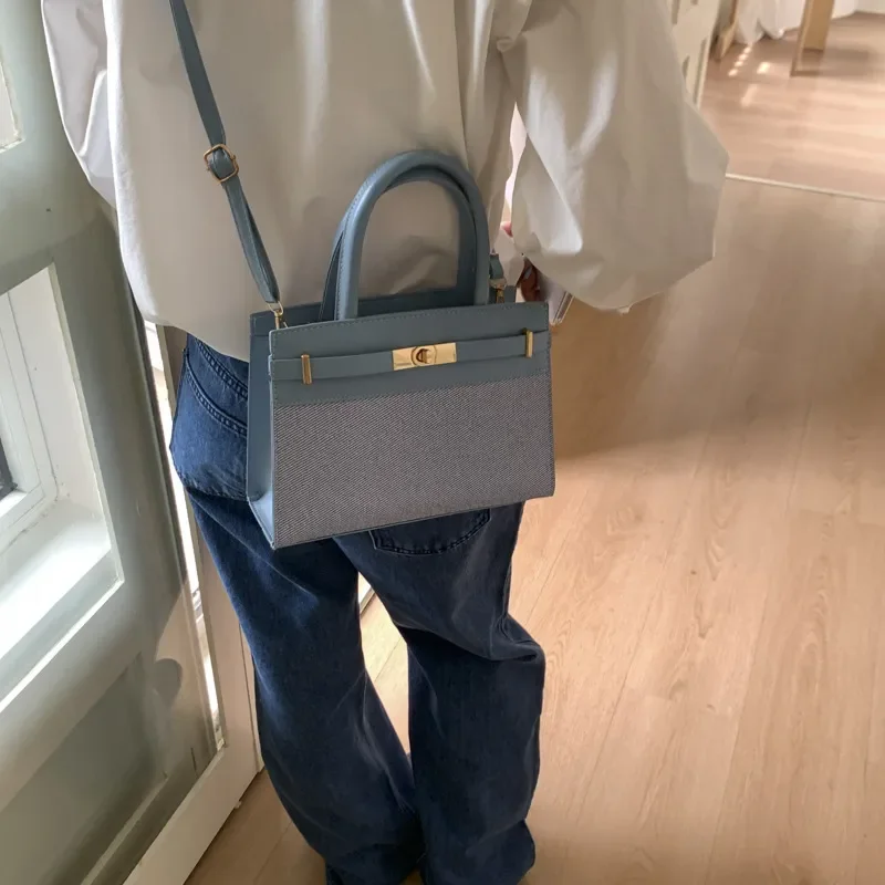 Small Square Bag Soft Leather High End Fashion Shoulder Bag Messenger Handbag For Women Spring Summer 2025 New Style Ins view 4
