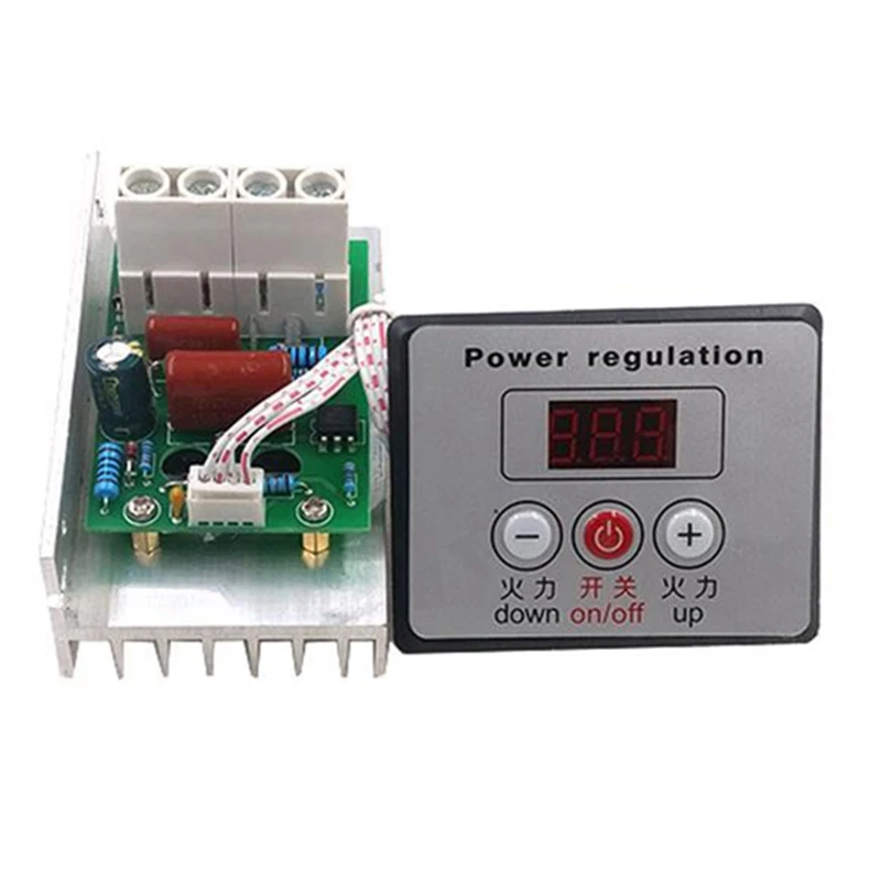 

10000W Motor Speed Controller High Power AC 220V SCR Voltage Regulator Dimmer Switch Speed Controller