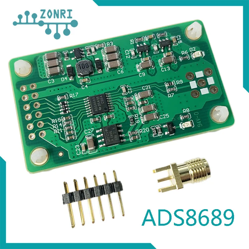 ADS8689 16Bit 100Ksps SAR ADC Module, Single Bipolar 2.56-12 288V Input