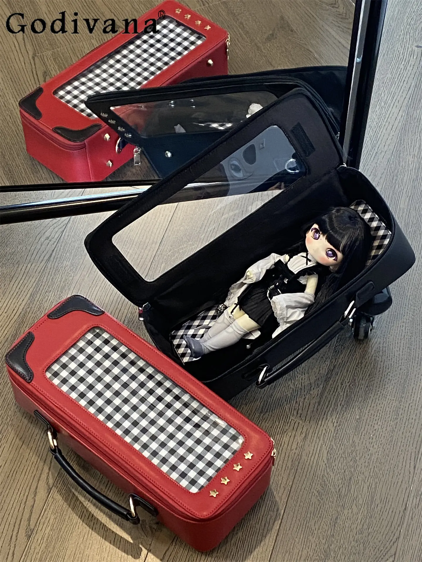 

Japanese Original Two-dimensional Lolita Pain Bag 6 Points Bjd Cute Baby Bags Daily Commute Leisure Messenger Bag