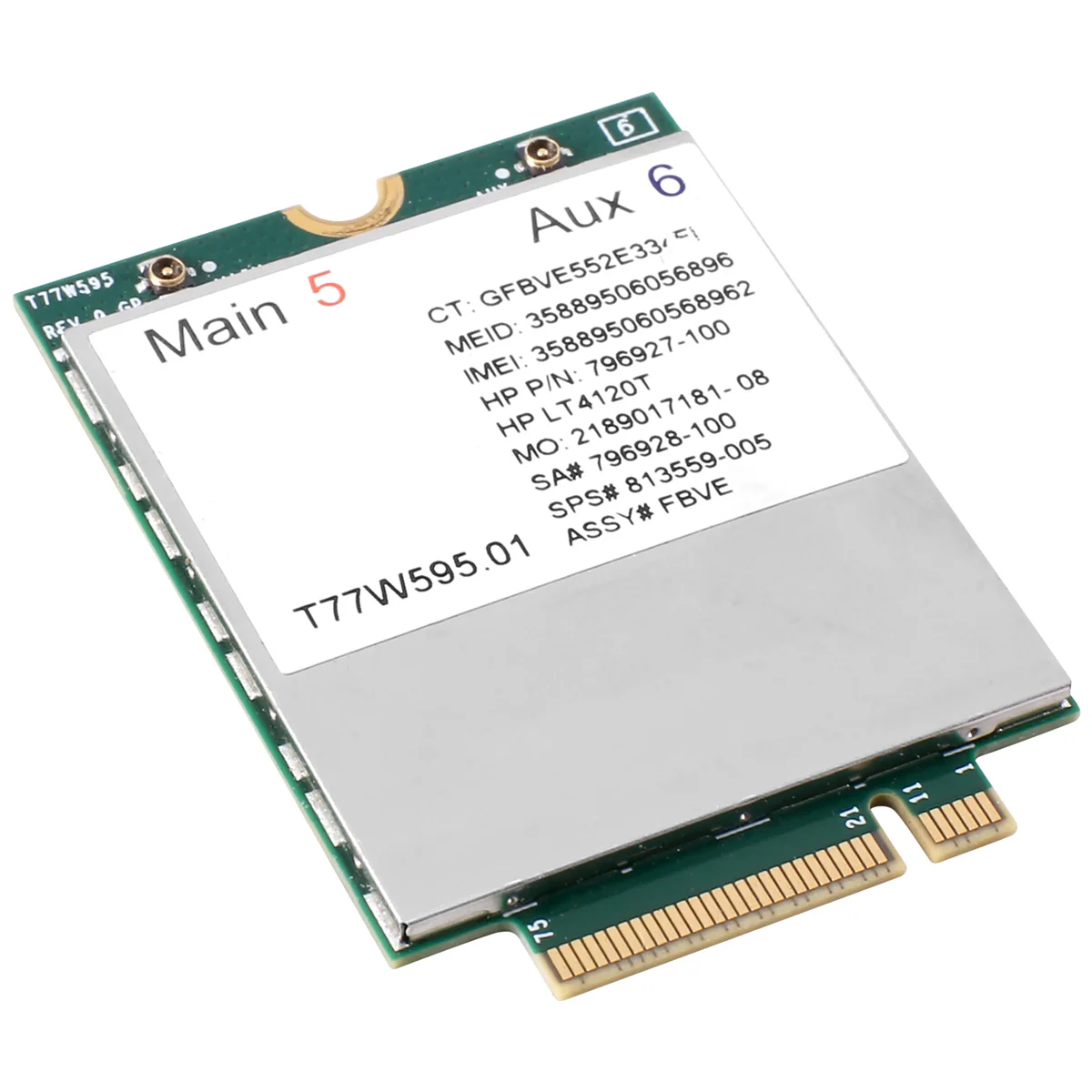 T77W595 4G ​LTE Card Module LT4120 796928-001 MDM9625 for HP Probook/EliteBook 820 840 850 G2 G3 4G Module Network Card