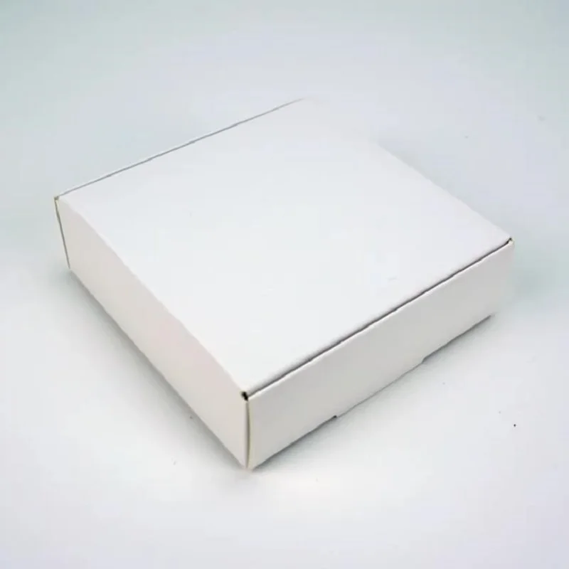 White Paper Packing Box, DIY Handmade Soap, Small Craft, Candy, Party Gift Paperboard Boxes, 50Pcs