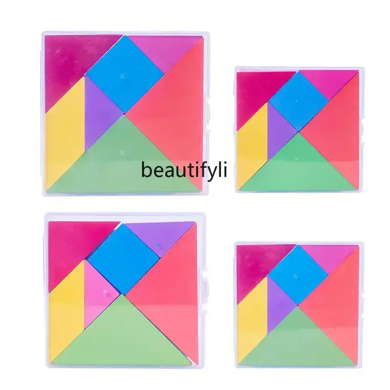 

Tangram special intellectual magnetic puzzle first grade mathematics teaching aids kindergarten educational toys