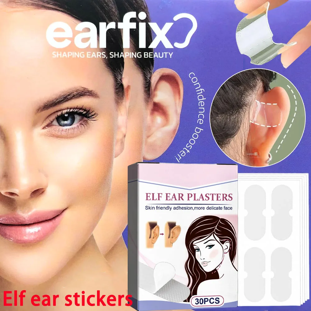 150/30 Pcs Cosmetic Ear Corrector Self Adhesive Invisible Ears Stickers Elf Ear Sticker Tape Waterproof Self Sweatproof Patch