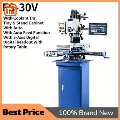 

[Hot Sale] 1000W FS-30V Woodworking Metal Feed Drilling And Milling Machine, Can Be Equipped With A Digital Display