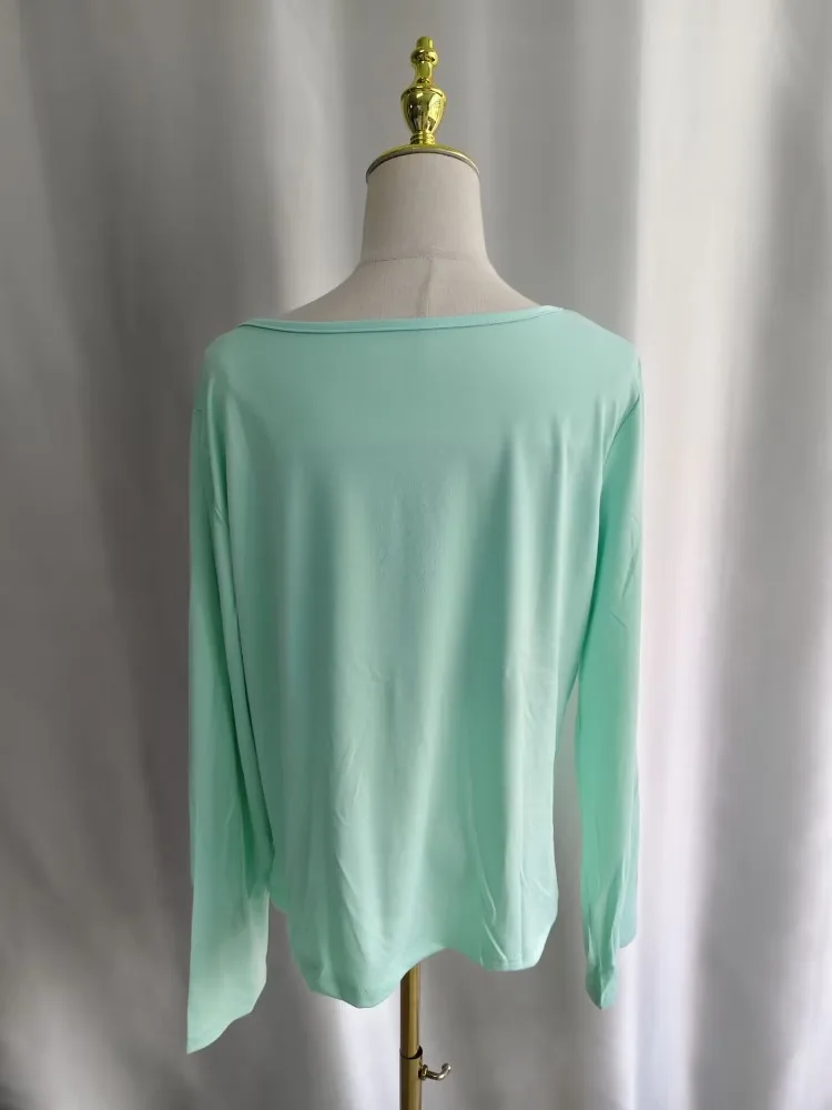 Kimutomo Women T Shirts Sexy Vintage Skulls Printed Hole Diagonal Collar Off Shoulder Long Sleeve Vintage Grunge Gothic Y2k - view 3