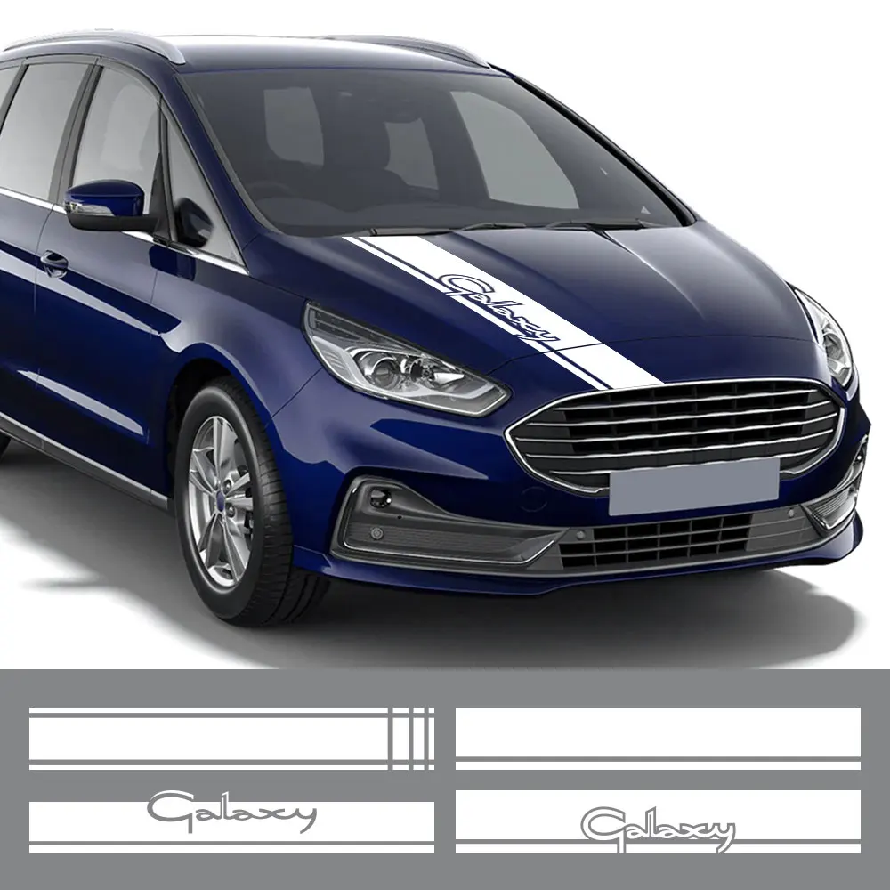 

Car Hood Cover Engine Stickers For Ford Galaxy MK1 MK2 Mk3 MK4 Vehicle Tuning Accessories Auto Vinyl Film Decals Decoration