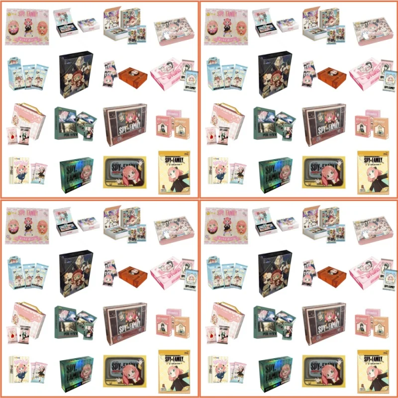 

Карты SPY FAMILY Yorania Lloyd Anya Forger Bond Forger File, толстая карта, аниме, периферийные коллекционные карты, игрушки, подарки