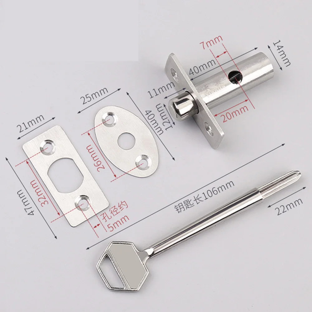 For Framed Doors Stainless Steel Lock Inspection Port Lock Stainless Steel Door Lock Door Lock Versatile Lock Compatibility