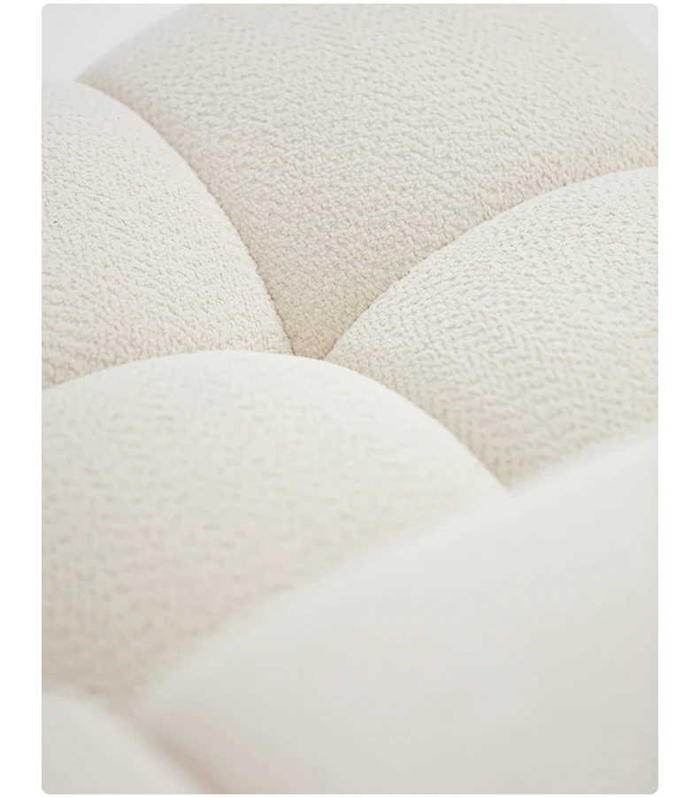 Living Room Furniture Couch Comfortable Mario Couch White Sectional l Shape 3 Seater Sofa