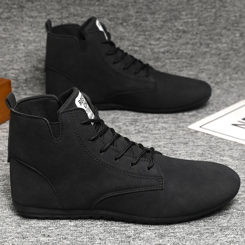 Botas masculinas impermeáveis casuais