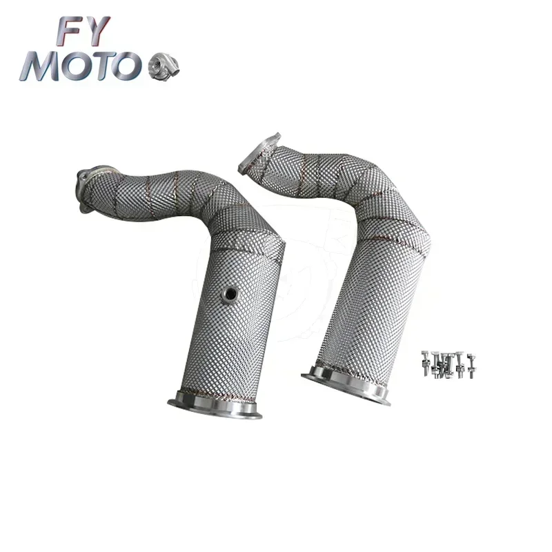 

Exhaust Downpipe for Porsche Cayenne Turbo S E-Hybrid Coupe 4.0 680hp 2019