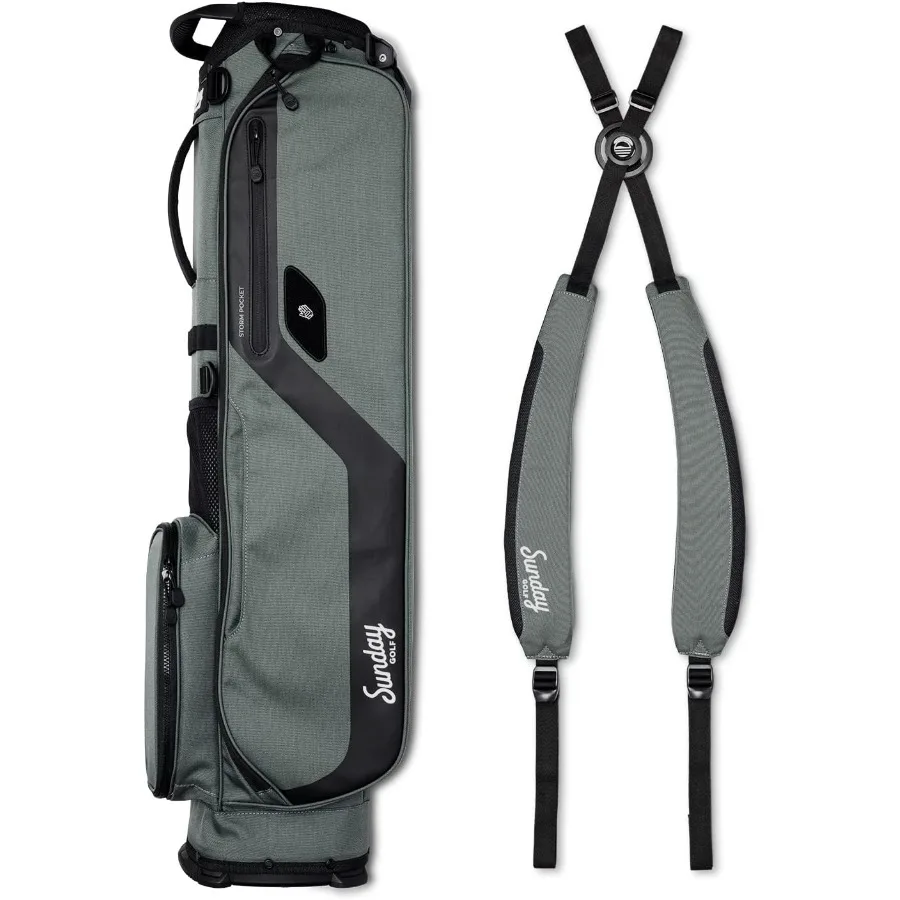 حقيبة El Camino حقيبة خفيفة الوزن مع حزام وحامل يسهل حملها حقيبة حامل الجولف لمجموعة القيادة الاسمية 3 والطورة القياسية #5