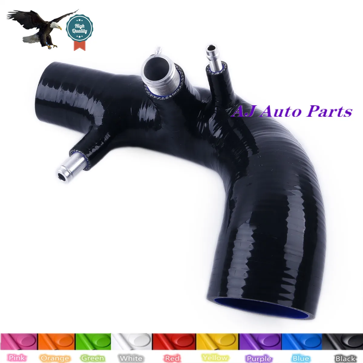 

For Alfa Romeo Mito/Abarth Grande Punto/Fiat Linea Turbojet 16V T-Jet Turbo Intake Silicone Hose Air Box （ 4-PLY Hose ）