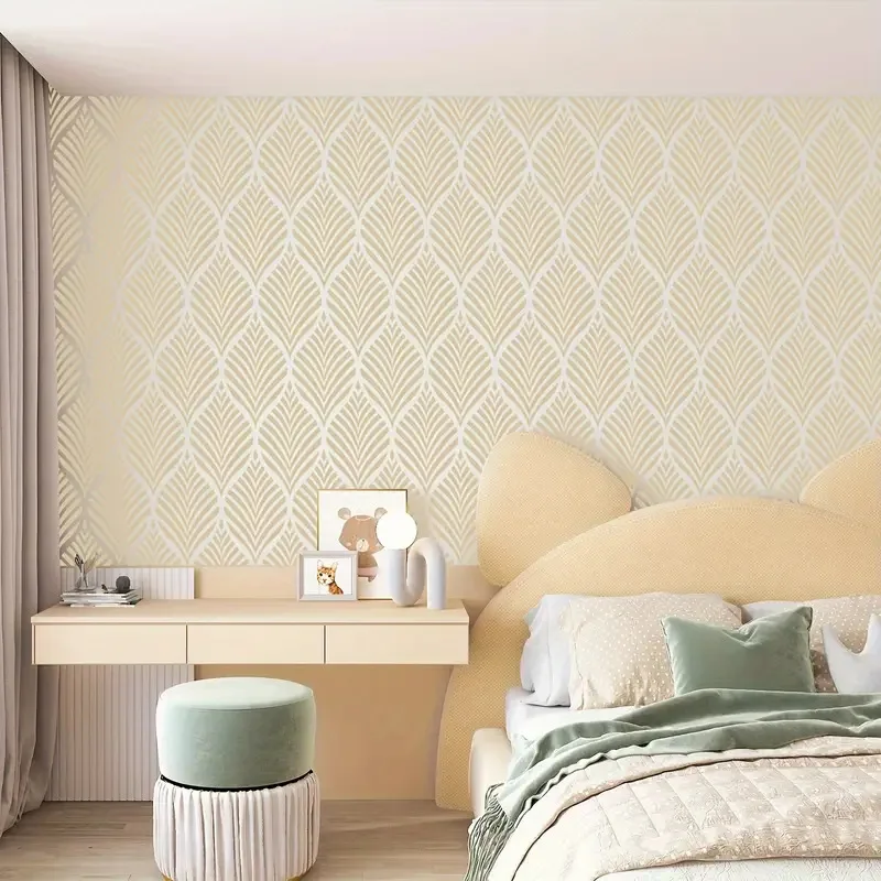 Professional Reusable Texture Stencils for Wall Painting