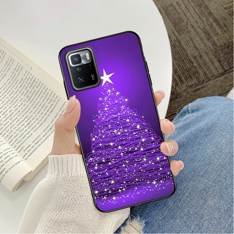 Phone Case For Xiaomi Redmi note 13 12S 12 Pro 11S 11 10 Pro 10S 12S Redmi 10 10C 9C 13C Christmas Tree New Year Case