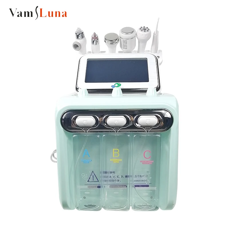 Small Bubble Beauty Machine Hydrogen Oxygen USA Advanced Version 6 in 1 Deep Cleaning Skin Rejuvenation Moisturizing Instrument