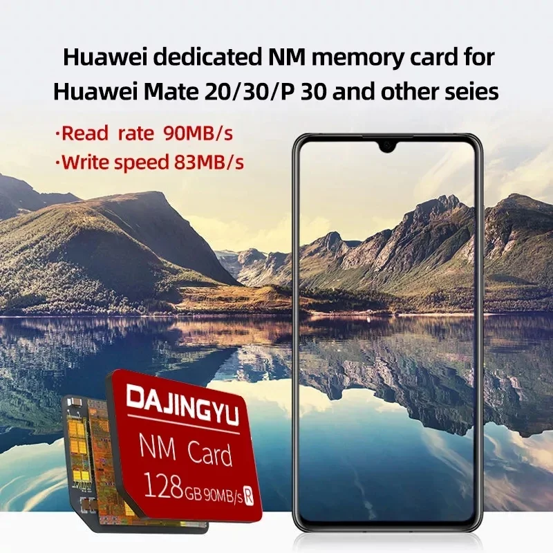 128/256GB Nano Memory Card for Huawei Mate40 Mate30/50 Mate 20X pro P40 P50 pro Series with SD USB Type-C Lexar Card Reader