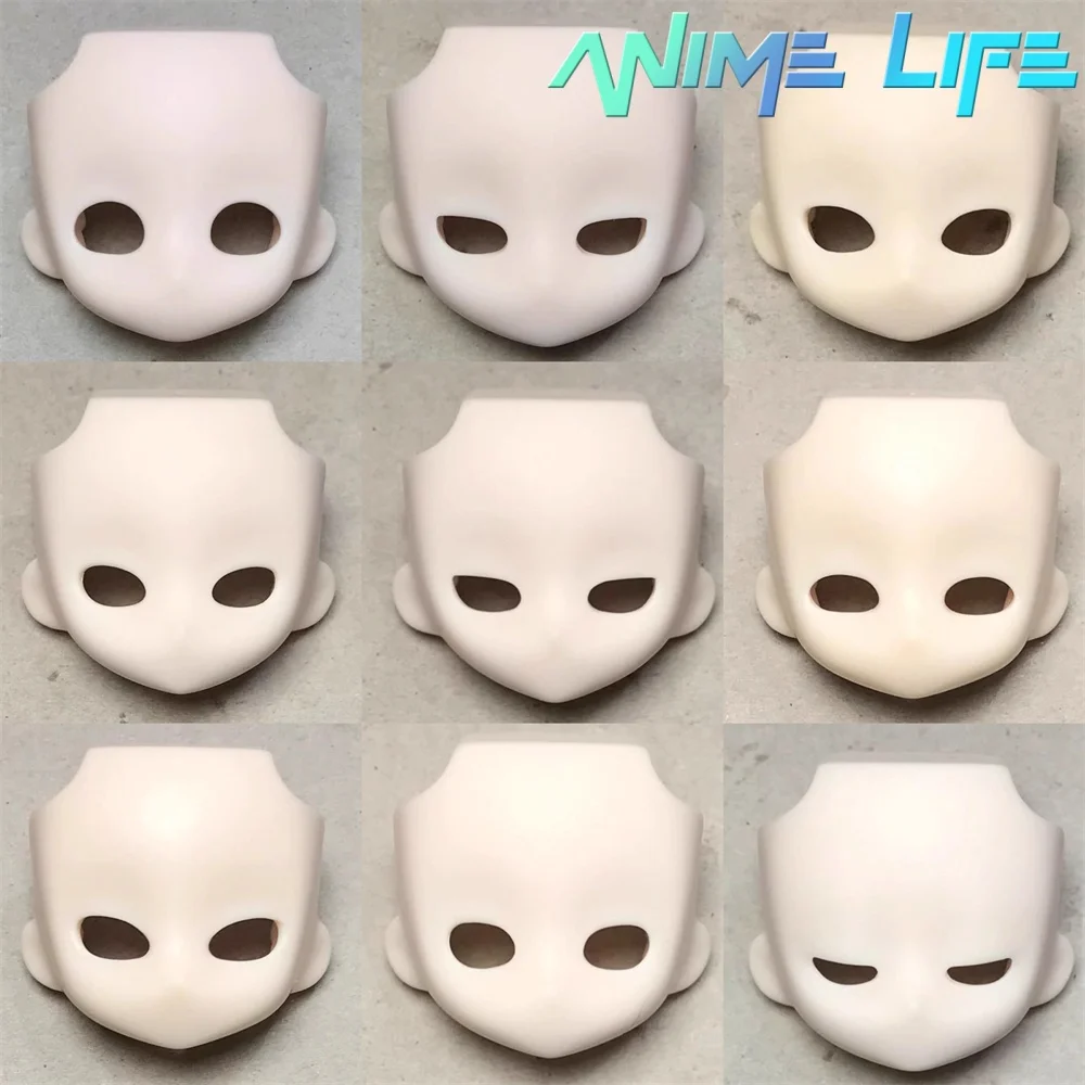

Original Handmade OB11 1/12 1/8 BJD Blank Face Plate Alternate Face Expression Cosplay Gift