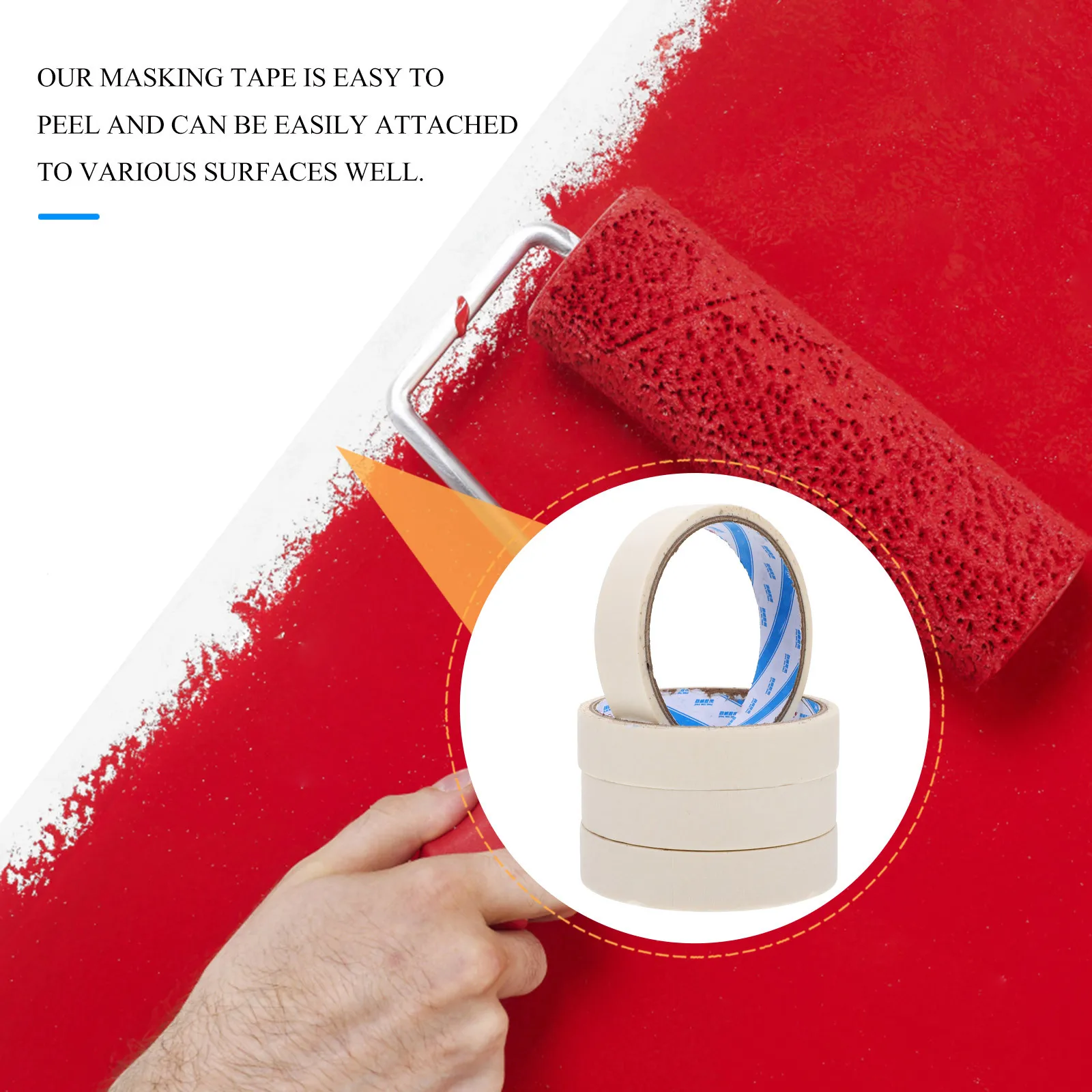 10 قطعة إخفاء قابل للكتابة لتقوم بها بنفسك أشرطة فنية للحرف اليدوية للمدرسة القرطاسية اللوحة مشاريع بقايا خالية شريط لاصق قابل للإزالة #5